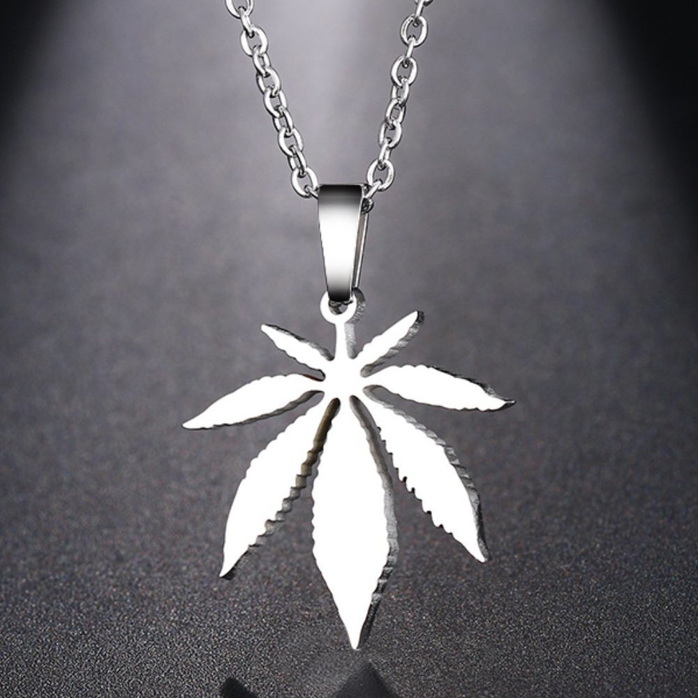 ✨ Refine Maple Leaves Delicate Dainty 925 Silver Plated Necklace, EVGG1078
